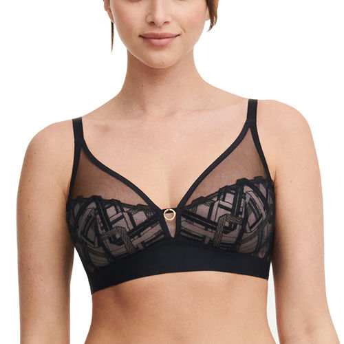 Chantelle Graphic Support soft bra black